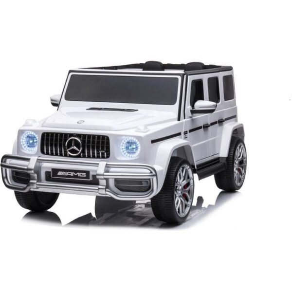 24V 4x4 Mercedes Benz G63 AMG 2 Seater Ride On Car - White