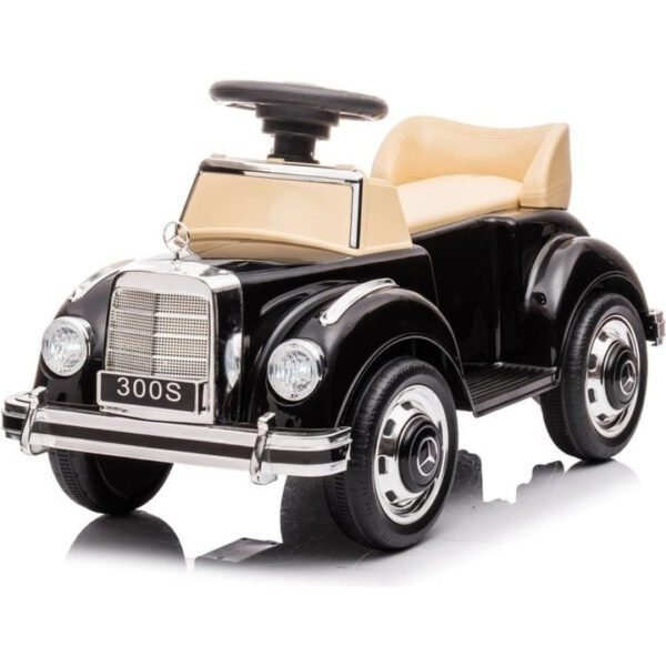 6V Mercedes Benz 300S 1-Seater Mini Ride On Car - Black