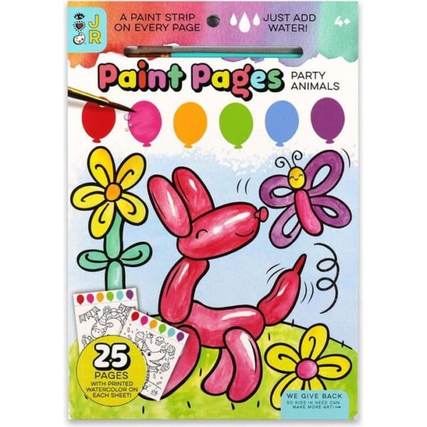 Paint Pages: Party Animals