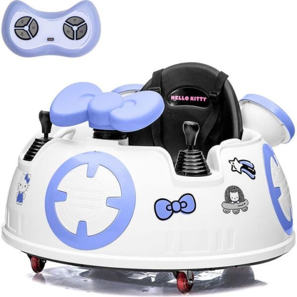 6V Hello Kitty Space Explorer Bumper Car with Remote Control