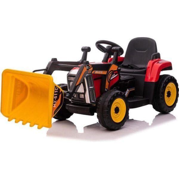 Construction Load Truck 12V Ride On Toy Car Red