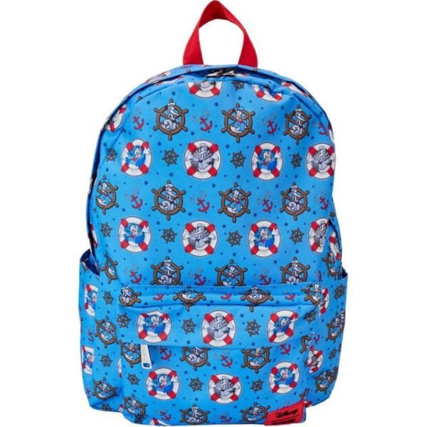 Donald Duck 90th Anniversary All-Over Print Nylon Full-Size Backpack