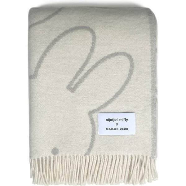 Miffy Blanket - Cloud White/Grey
