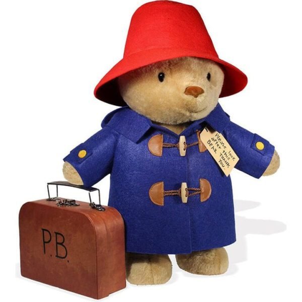 YOTTOY Classic Paddington Bear 16" Soft Toy with Suitcase