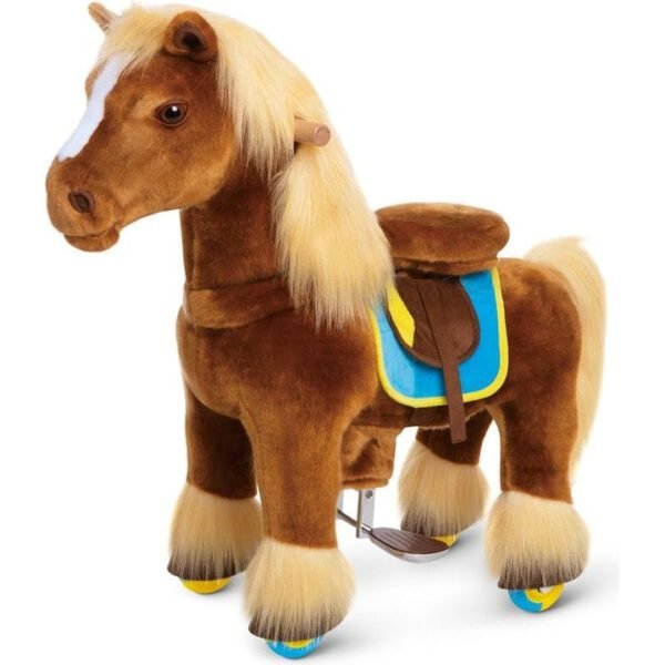 Brown Ride-On Horse - 3-5 Years