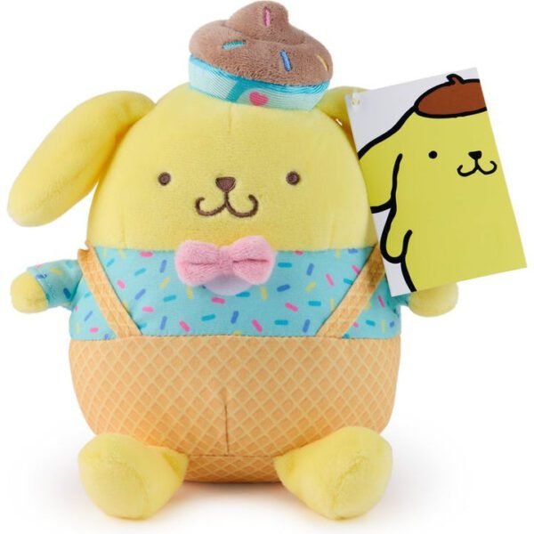 GUND Sanrio Hello Kitty and Friends Pompompurin Ice Cream Plush